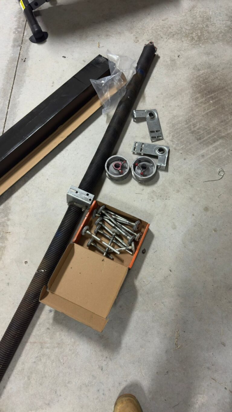 Garage door cable, roller and track repair in San Jose