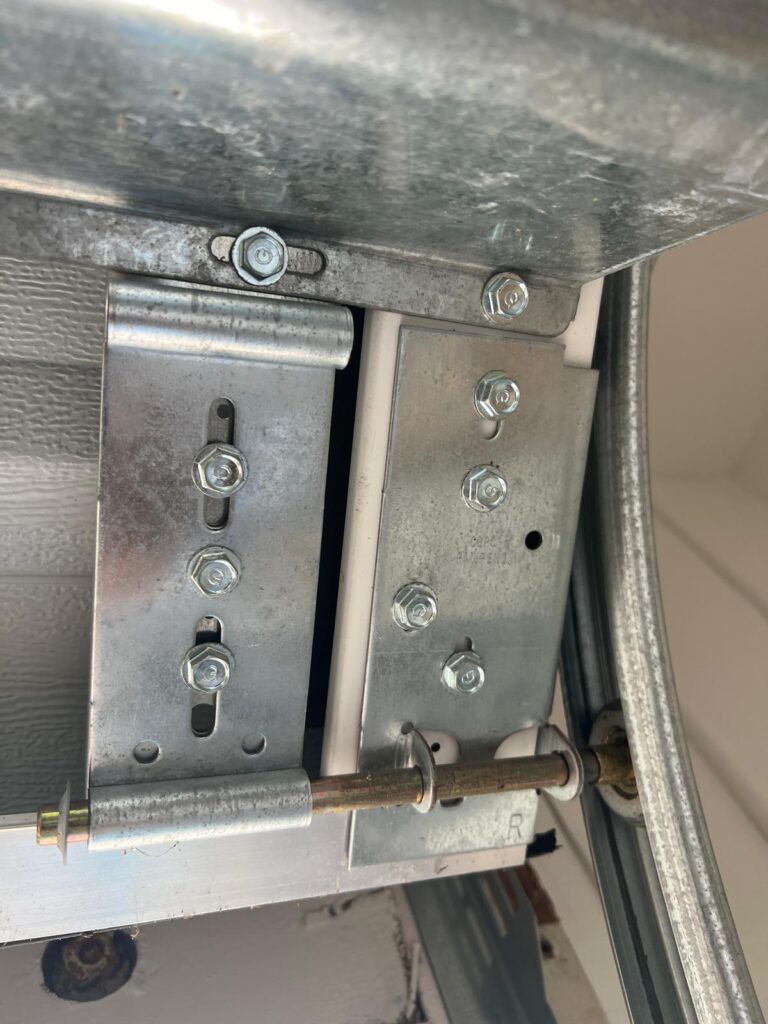 Garage door cable, roller and track repair in San Jose