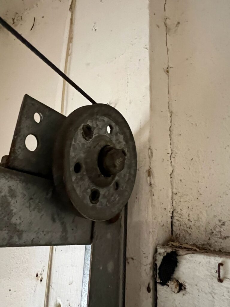 Garage door cable, roller and track repair in San Jose