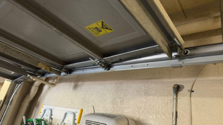 Garage door cable, roller and track repair in San Jose