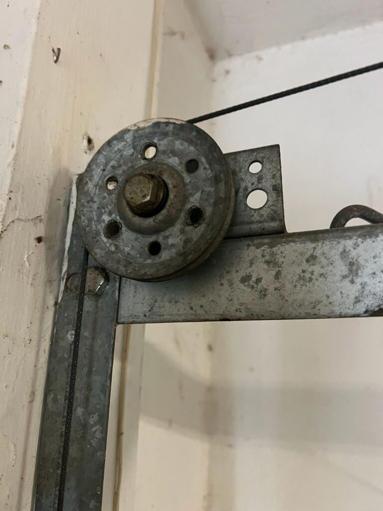 Garage door cable, roller and track repair in San Jose