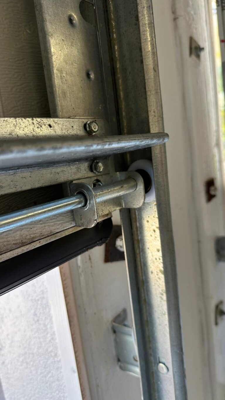 Garage door cable, roller and track repair in Santa Clara