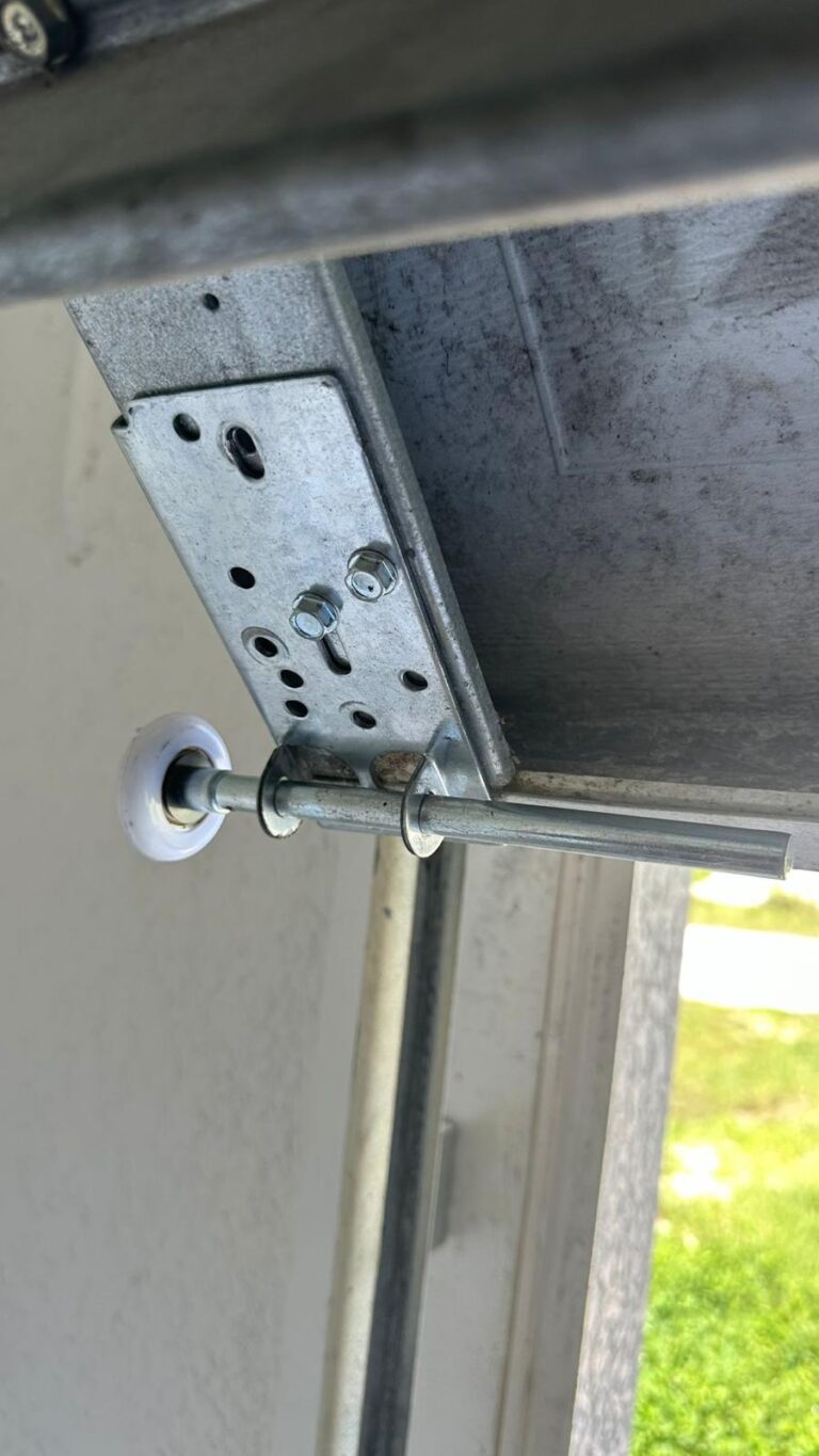 Garage door cable, roller and track repair in Santa Clara