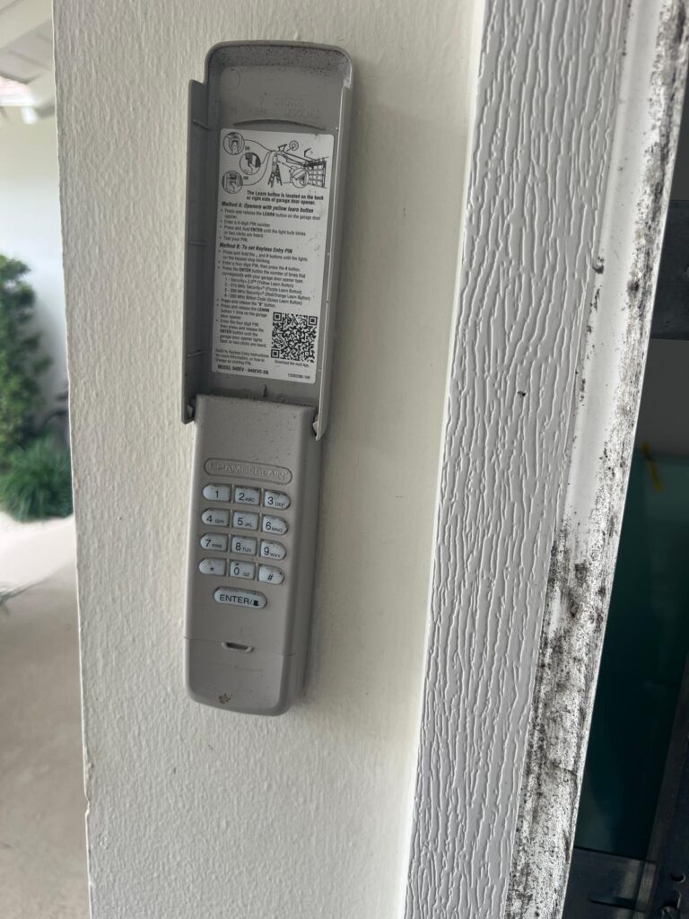 Garage door keypad and remote programming in Santa Clara