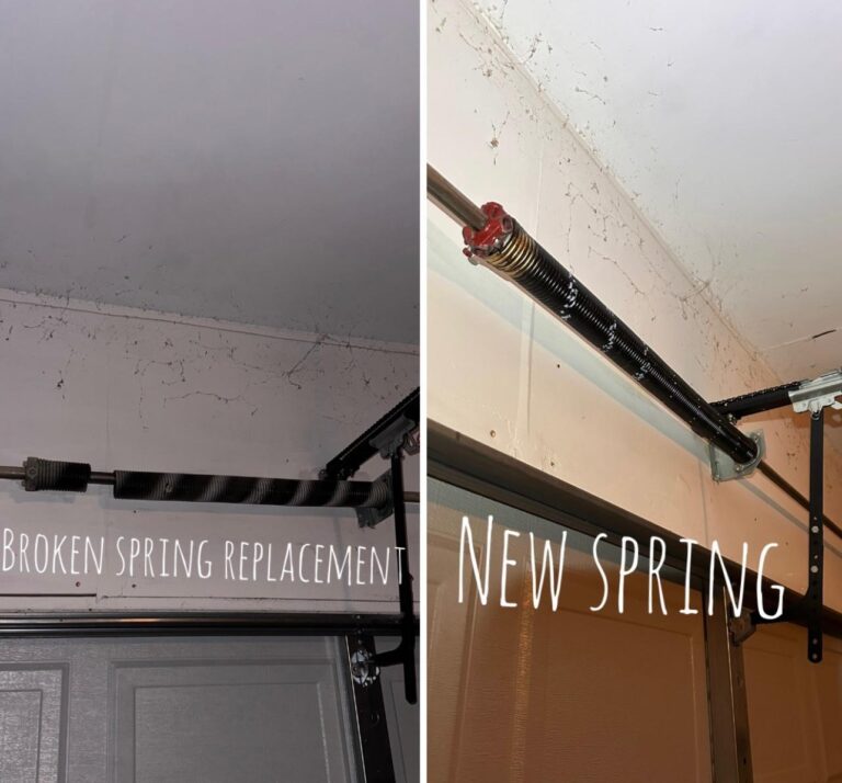 Garage door spring replacement in San Jose