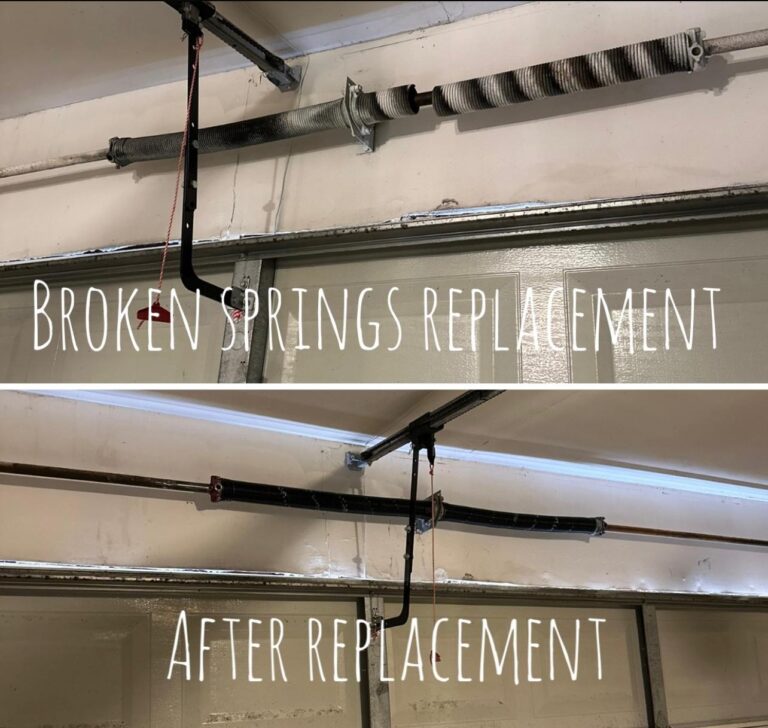 Garage door spring replacement in San Jose