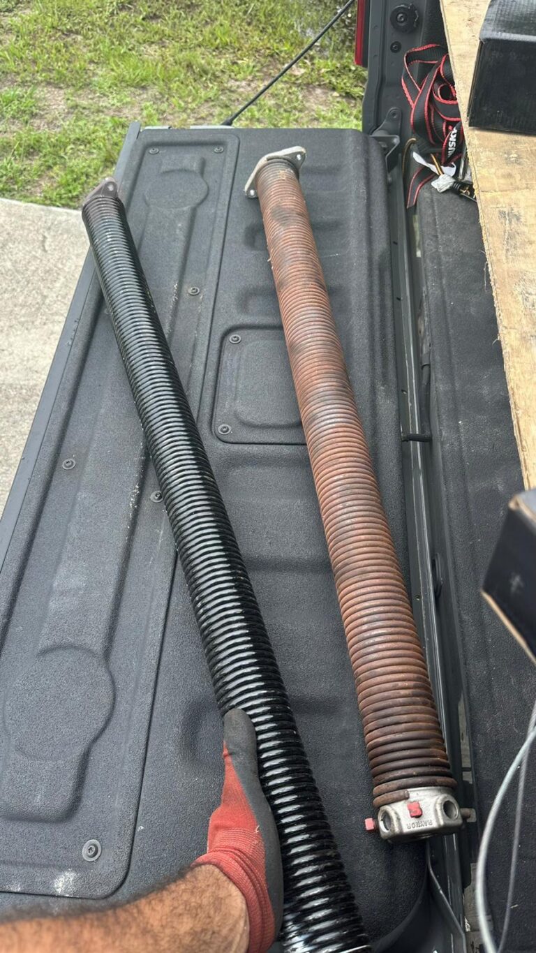 Garage door spring replacement in San Jose